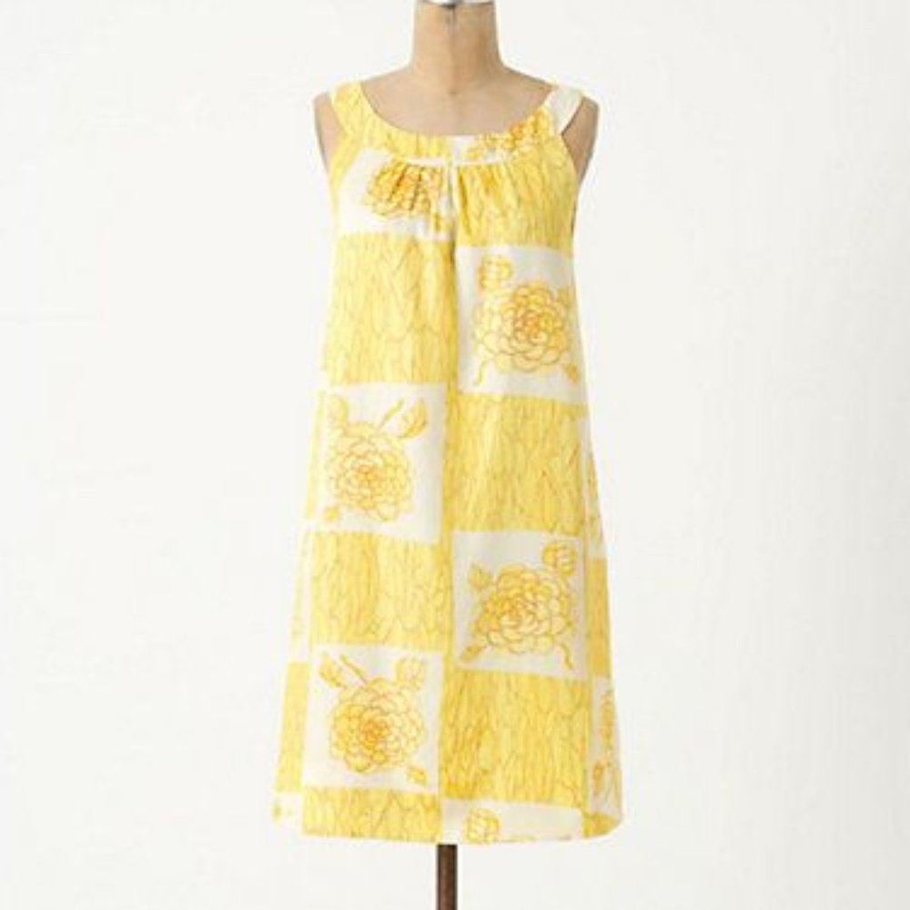 *RARE* Anthropologie Sketched Vignette Dress